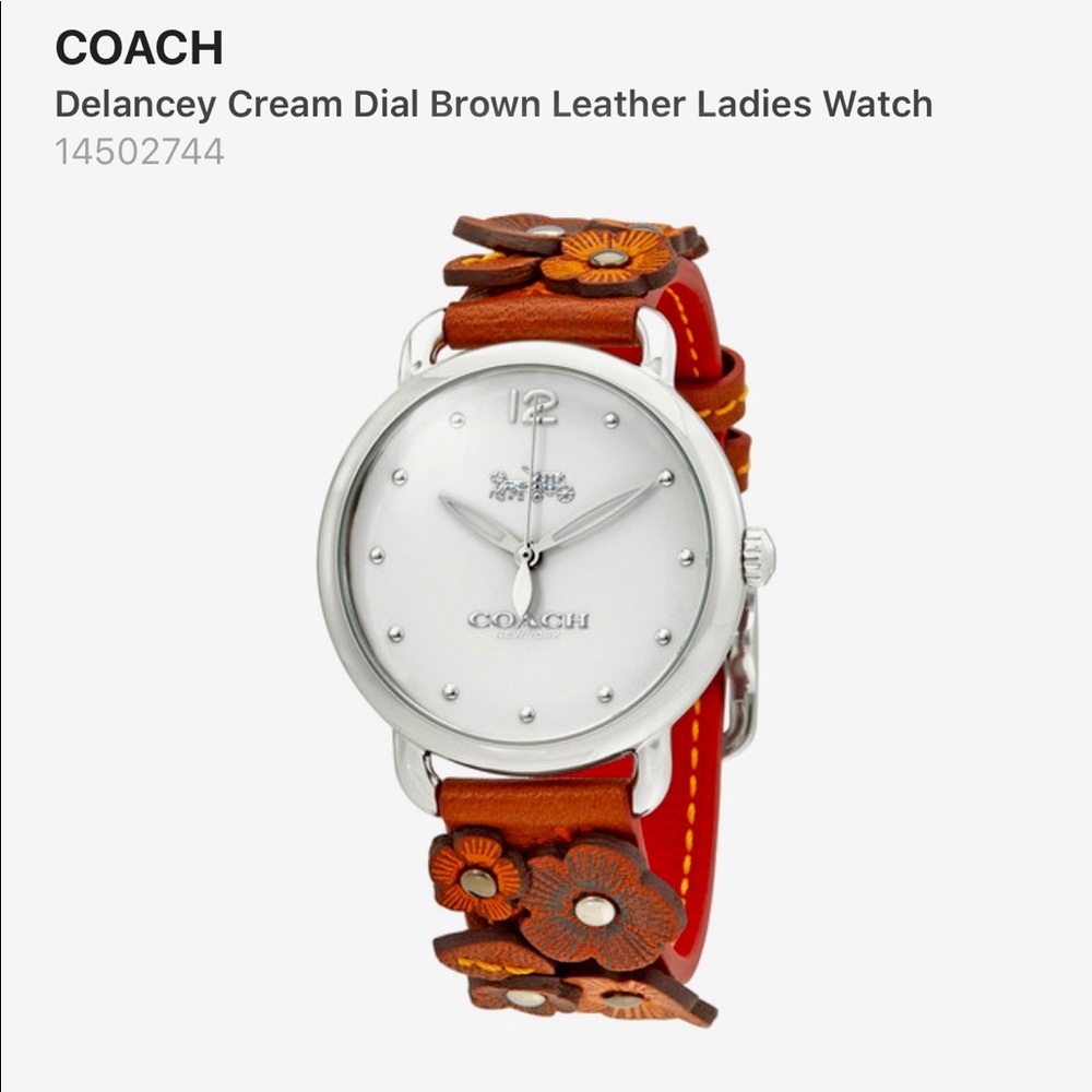Brand New Coach Ladies Delaney Tea Rose watch!